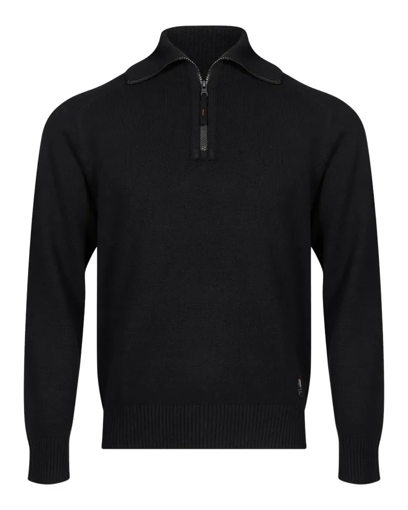 Parajumpers Caldonazzo Pullover mit Logo-Patch - Schwarz Schwarz