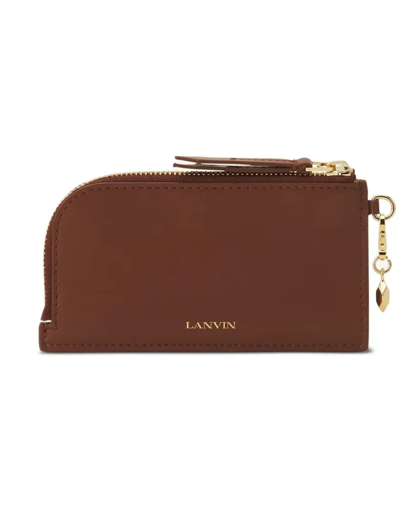 Lanvin Portemonnaie mit Reißverschluss - Braun Braun