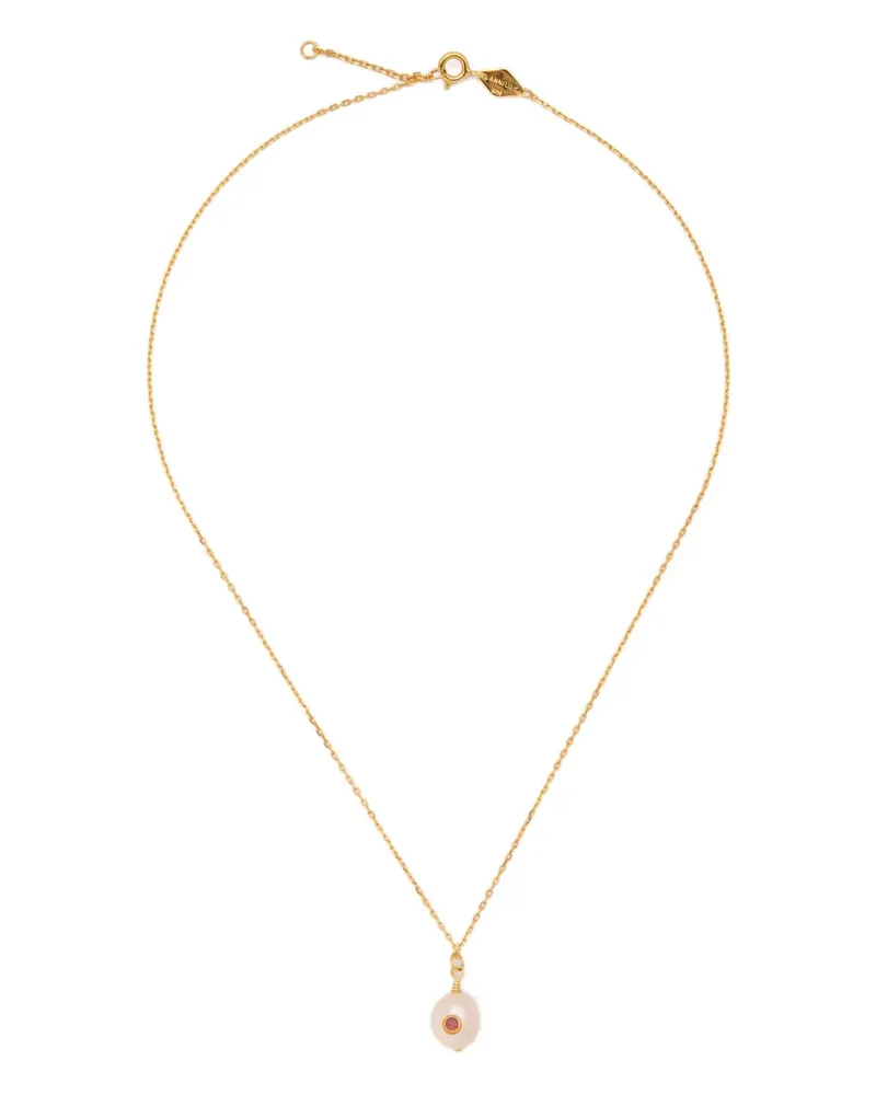 Anni Lu Halskette mit Barockperlen - Gold Gold