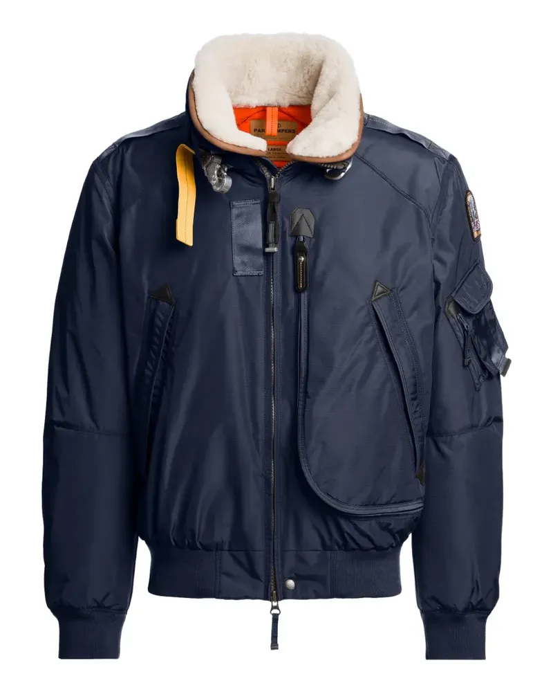 Parajumpers Fire Daunenjacke mit Shearling - Blau Blau