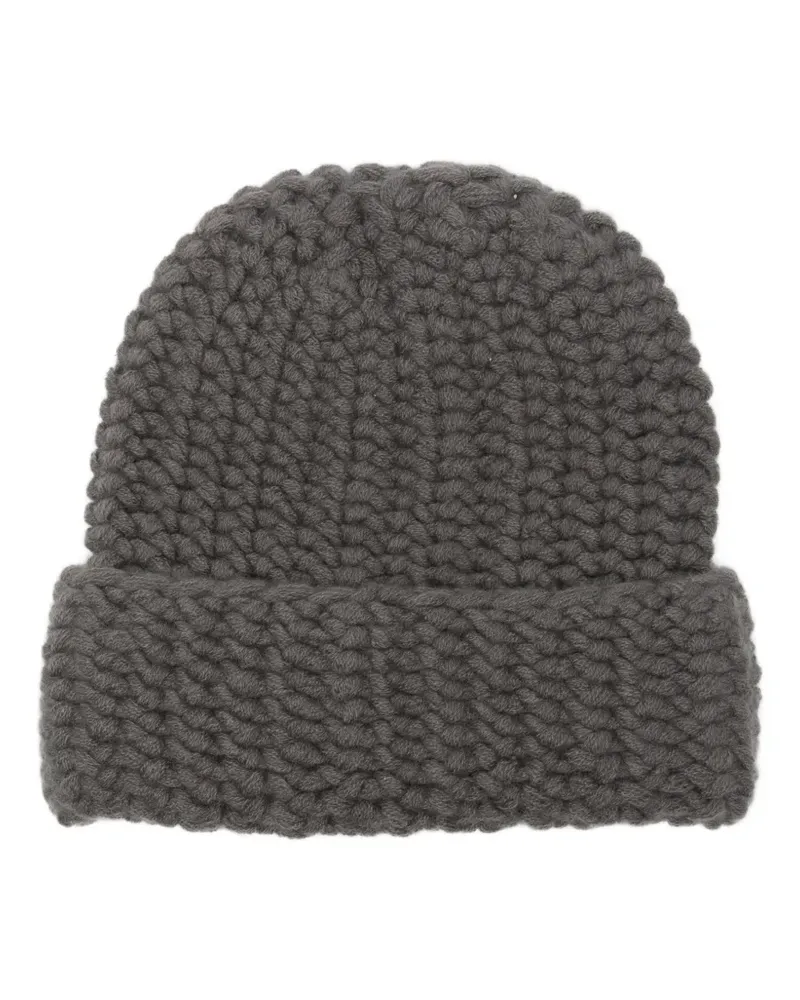 Liska Arala Beanie aus Kaschmir - Grau Grau