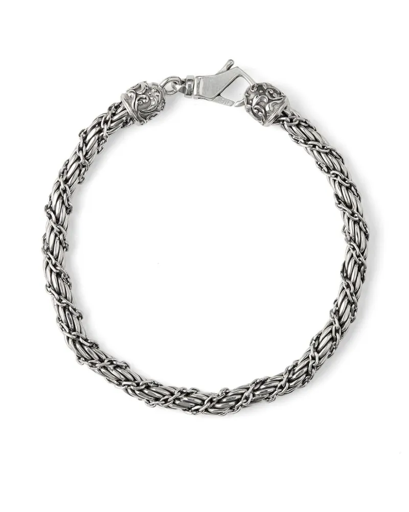 Emanuele Bicocchi Kettenarmband in Kordeloptik - Silber Silber