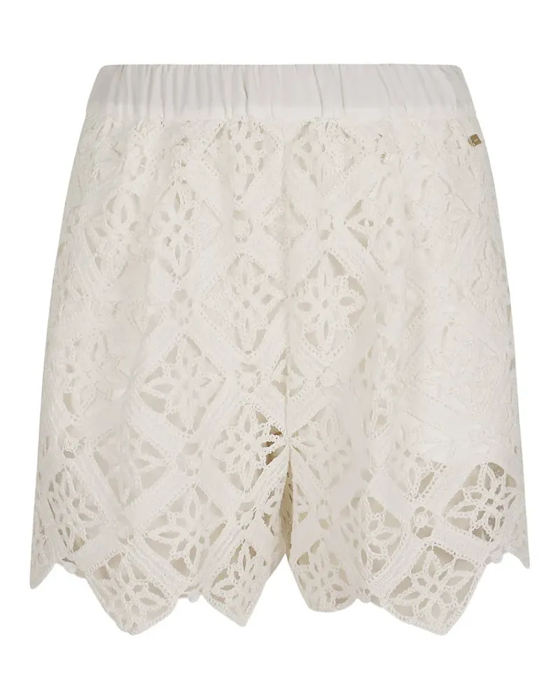 Herno crochet scalloped shorts - Nude Nude