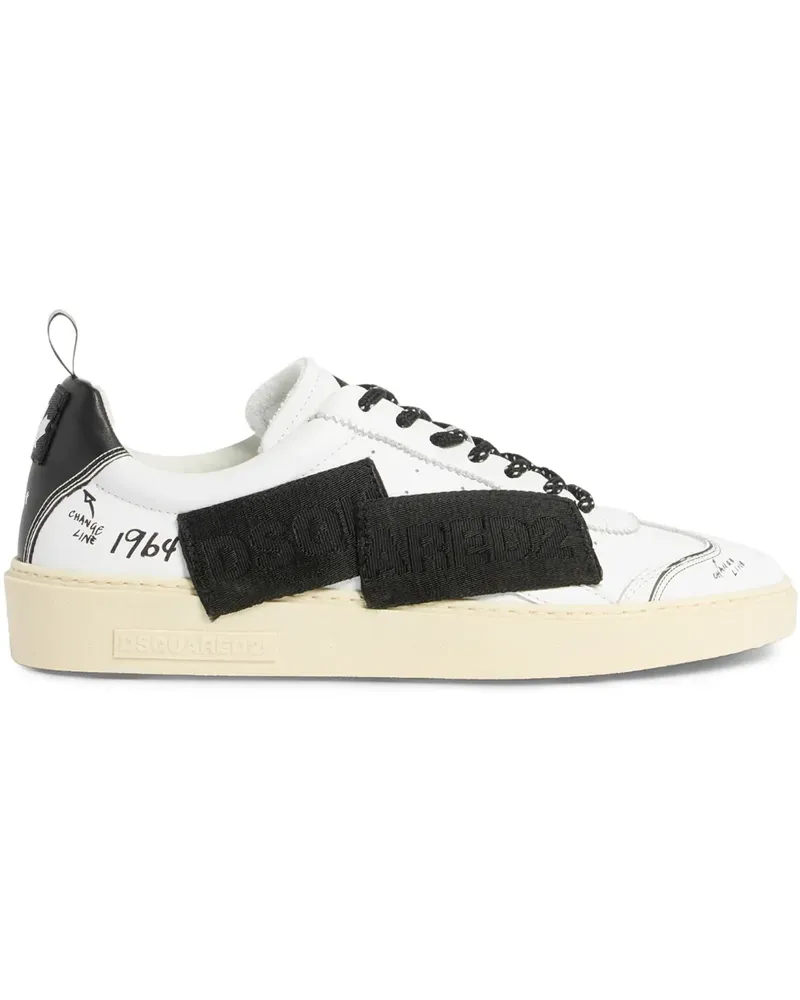 Dsquared2 Ribbon Rider Sneakers - Weiß Weiß
