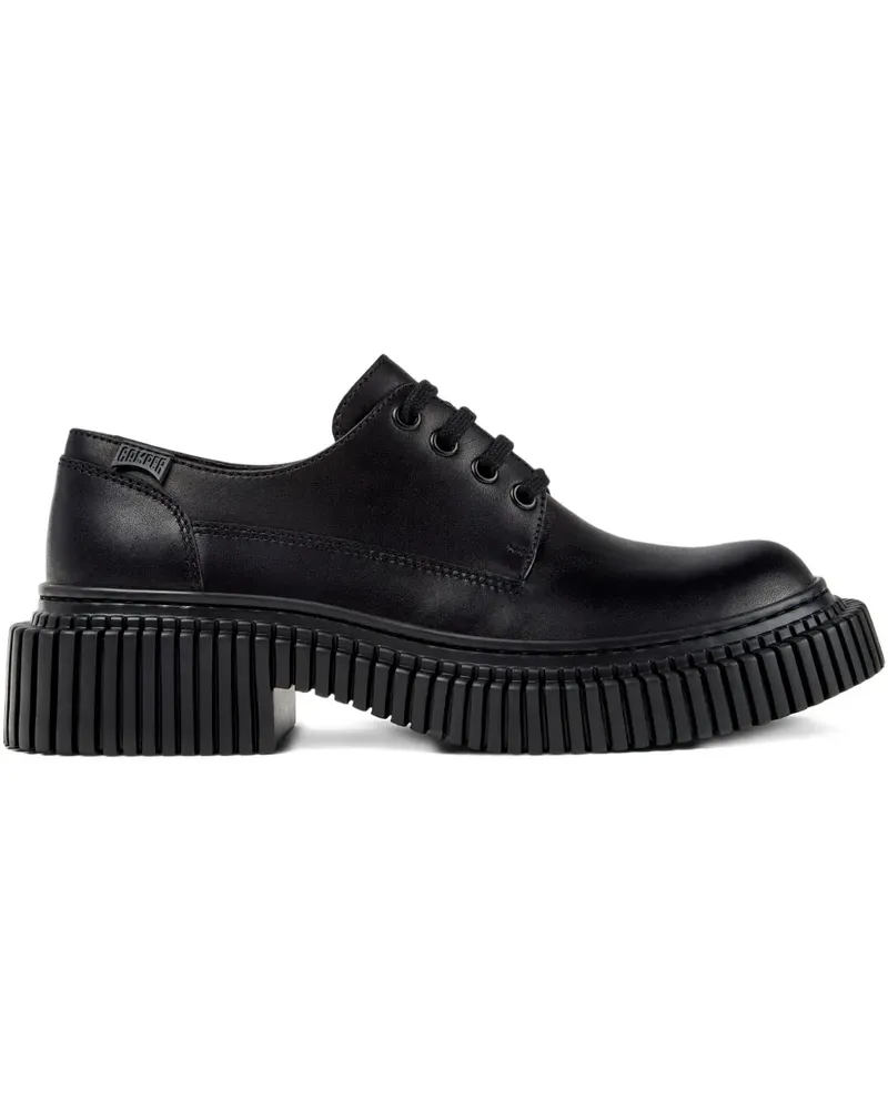 Camper Pix Berlin Derby-Schuhe mit Plateau - Schwarz Schwarz