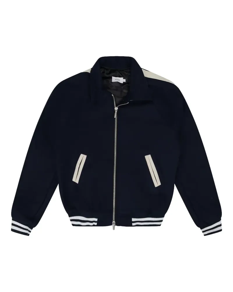 RHUDE Signature panelled bomber jacket - Blau Blau