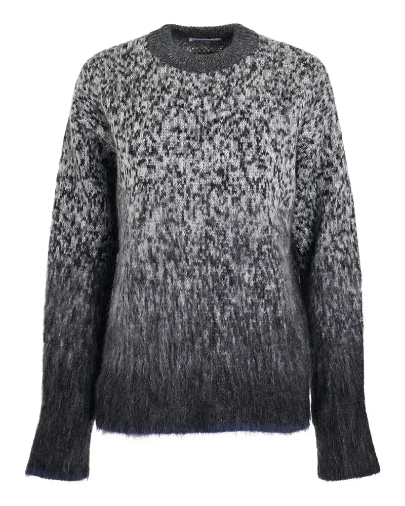 OFF-WHITE Arrow Intarsien-Pullover - Grau Grau