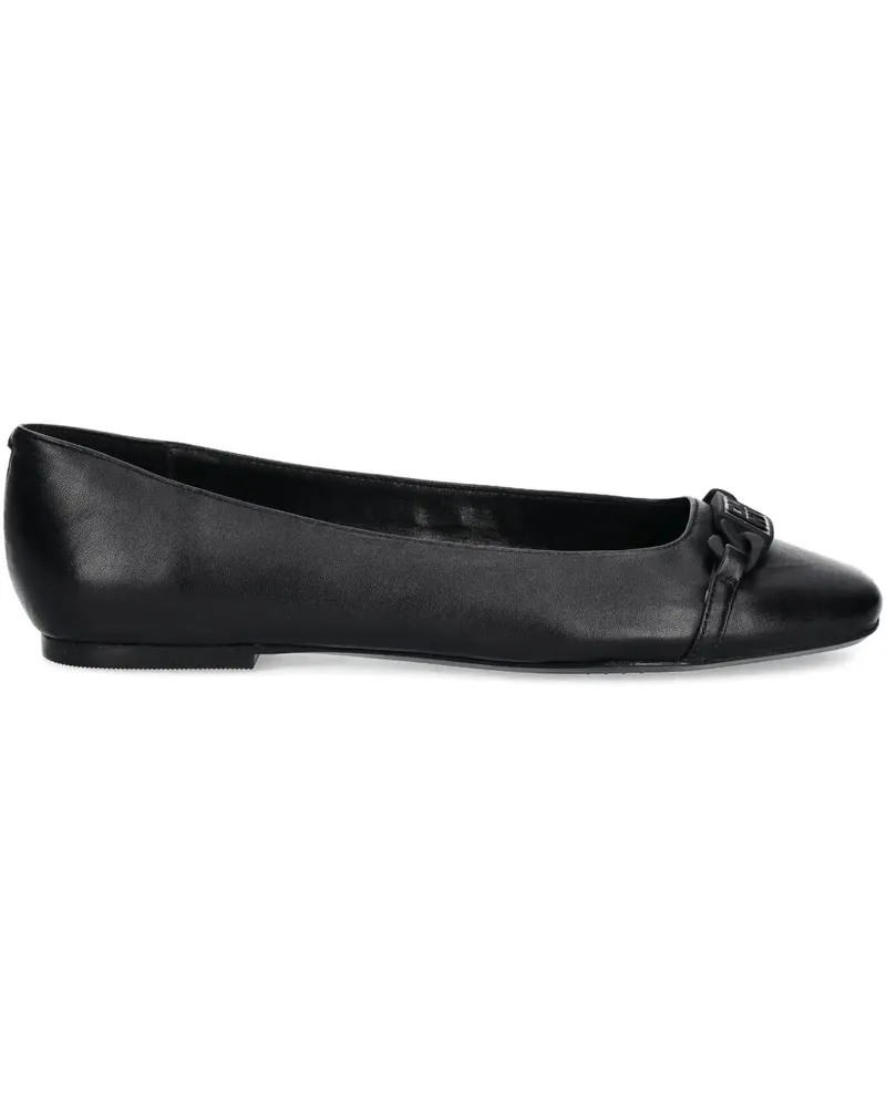 DKNY Ballerinas mit Logo-Schild - Schwarz Schwarz