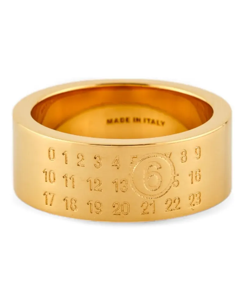 Maison Margiela Ring mit Zahlen - Gold Gold