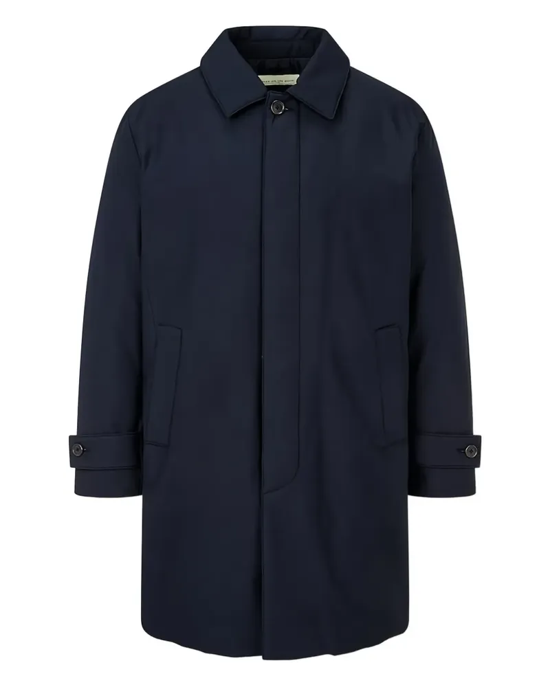 ManOnTheBoon hidden button-up coat - Blau Blau