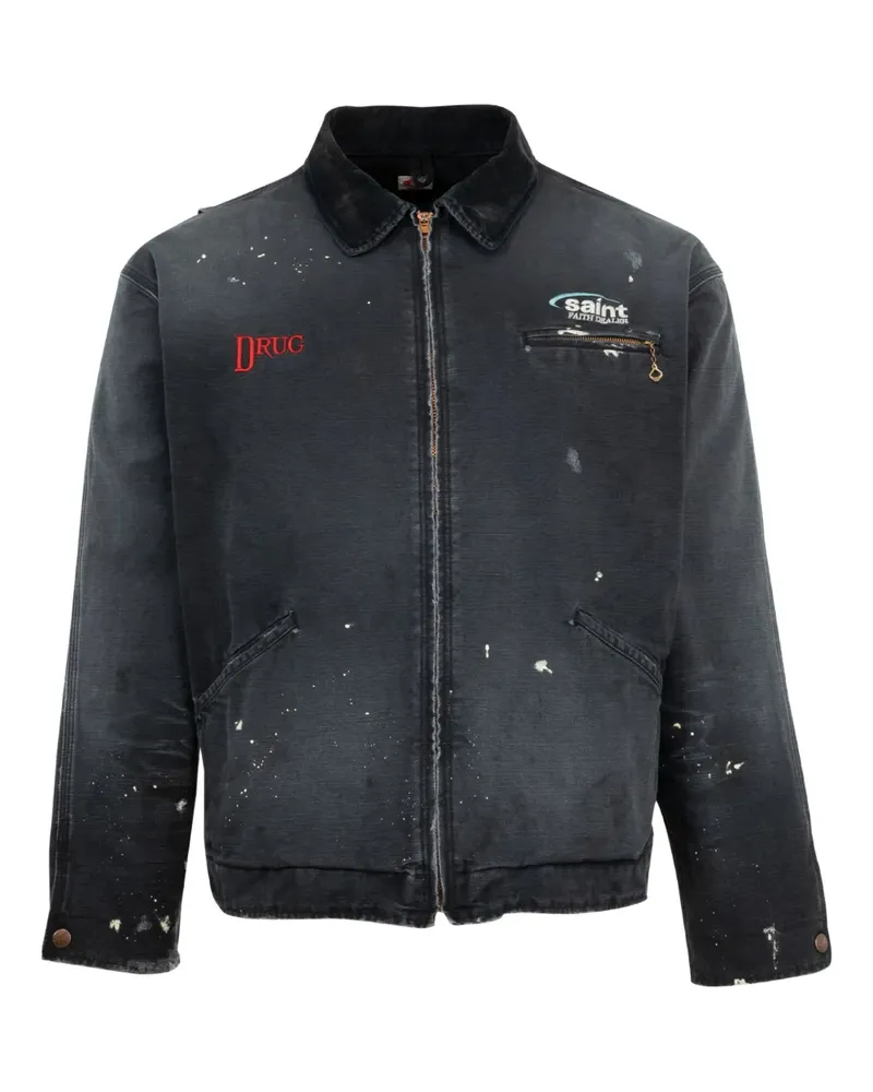 SAINT MXXXXXX Detroit Jacke - Schwarz Schwarz
