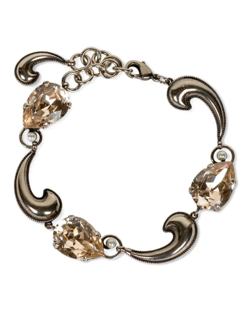 Etro crystal-embellished bracelet - Silber Silber