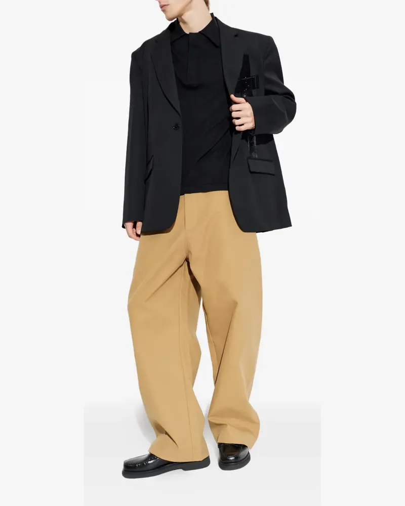 Lisa Yang Carl black polo shirt - Schwarz Schwarz