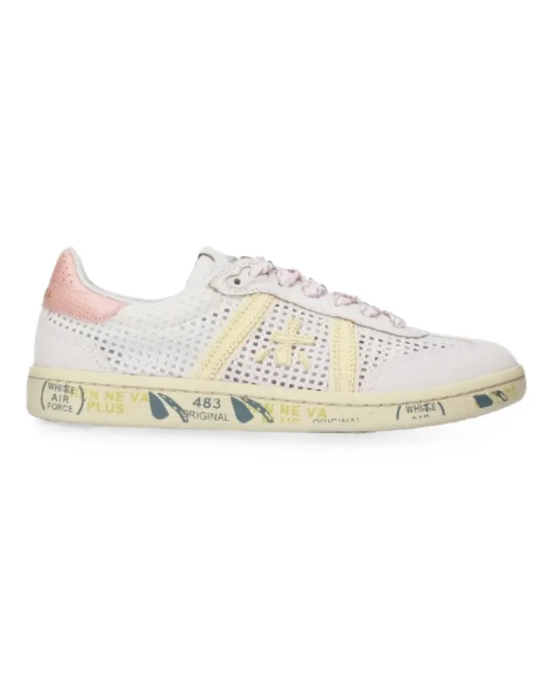 Premiata Bonnie 8287 perforated sneakers - Weiß Weiß