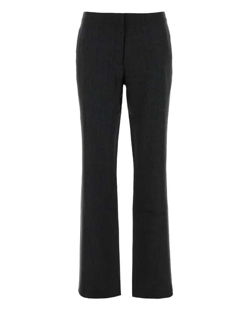 Our Legacy embroidered wool trousers - Grau Grau
