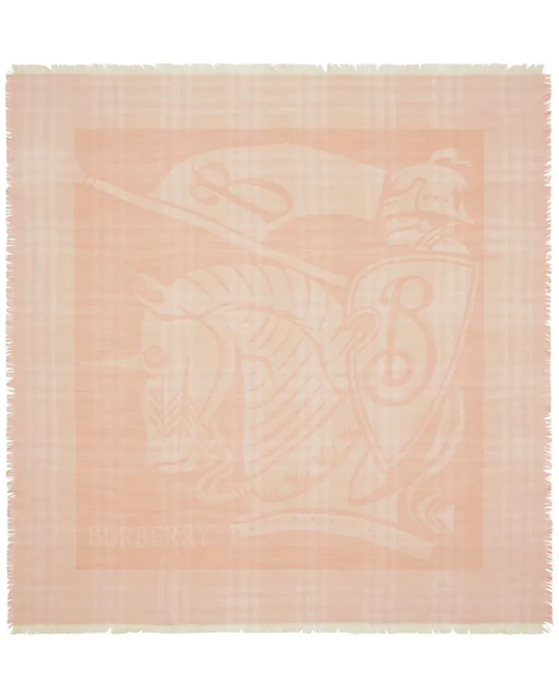 Burberry Schal mit EKD-Karomuster - Rosa Rosa