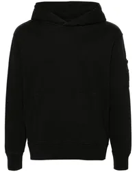 C.P. Company Diagonal Fleece Hoodie Schwarz