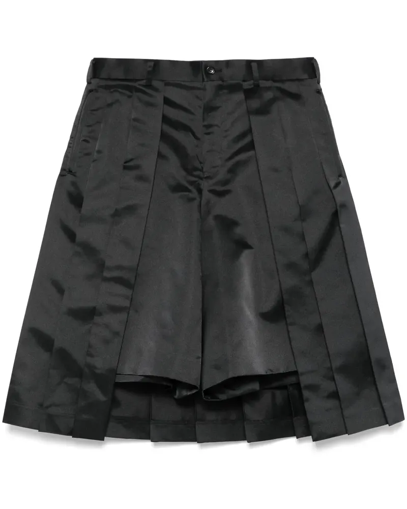 Comme des Garçons Shorts mit Bundfalten - Schwarz Schwarz