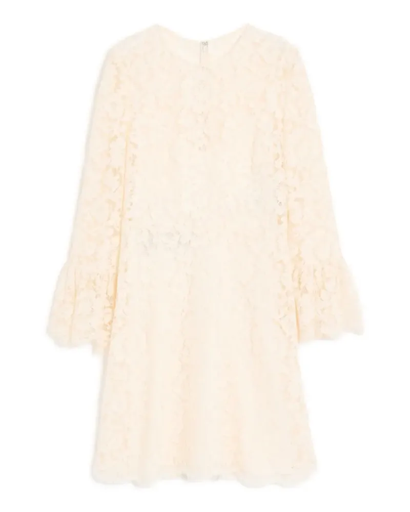 Valentino Garavani Heavy Lace ruffled dress - Weiß Weiß