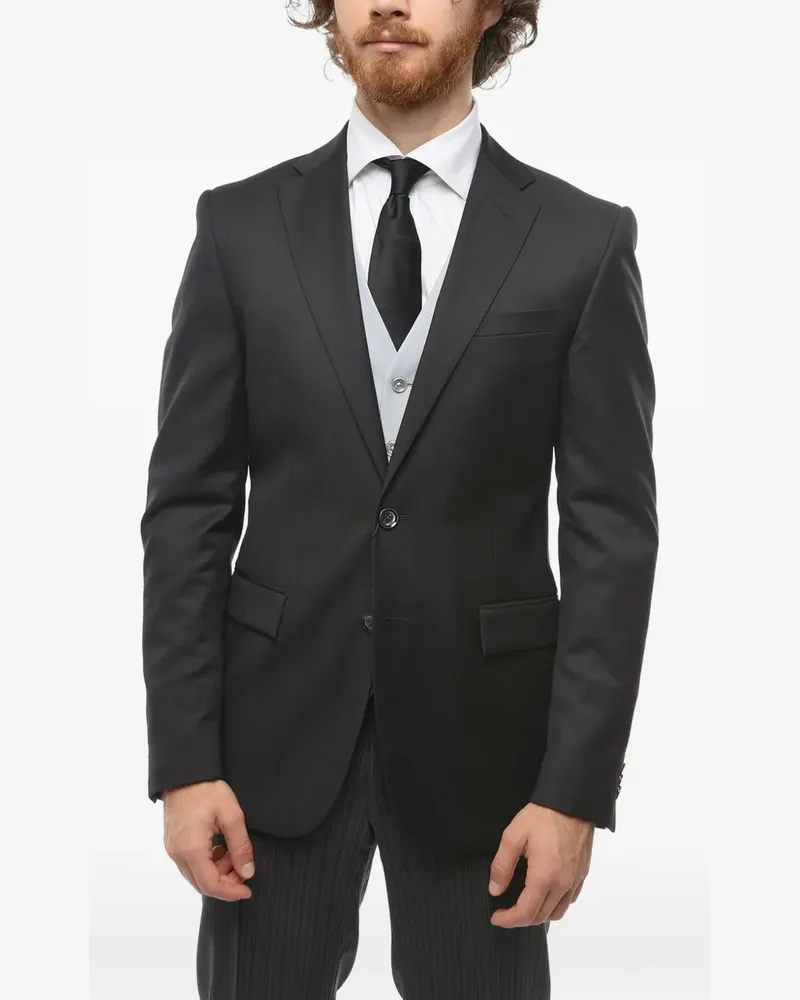 Corneliani single-breasted three-piece suit (set of three) - Schwarz Schwarz
