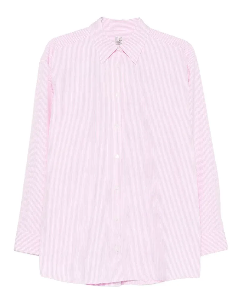 Totême striped tumbled shirt - Rosa Rosa