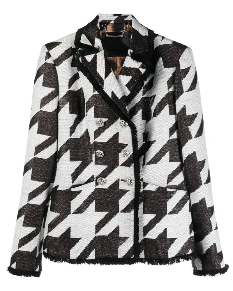 Philipp Plein Jacke mit Print - Schwarz Schwarz
