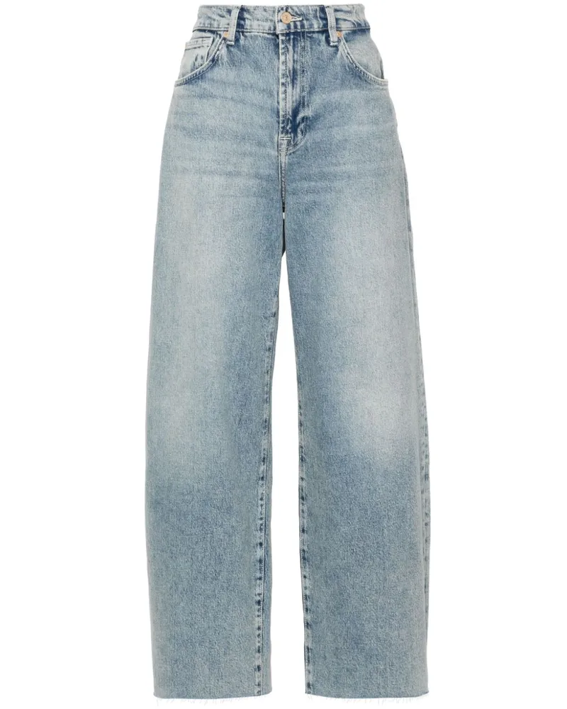 7 for all mankind Bonnie Tapered-Jeans Blau