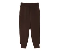 Jogginghose mit Stretchbund - Braun