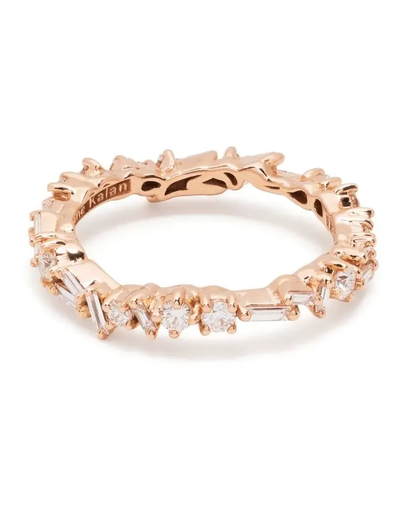 Suzanne Kalan 18kt Fireworks Gelbgoldring mit Diamant - Silber Silber