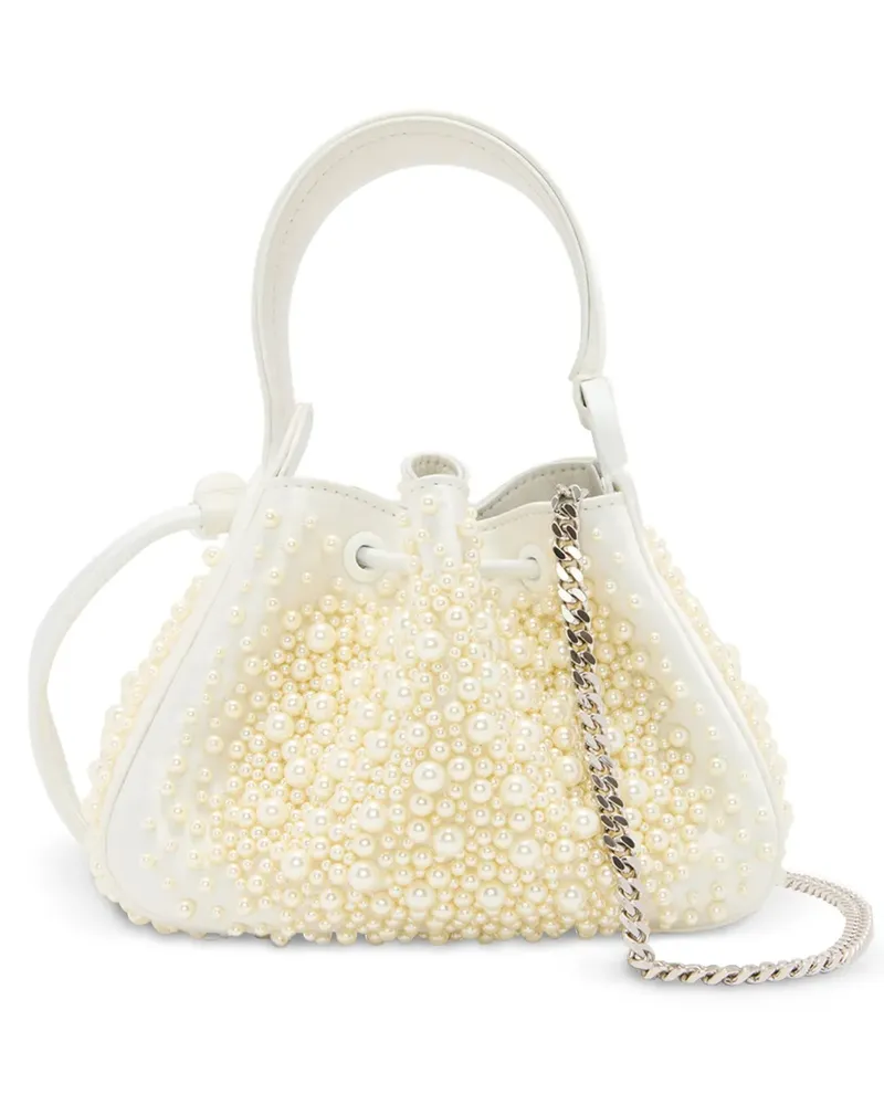 Oscar de la Renta Mini-Tasche mit Henkel - Nude Nude