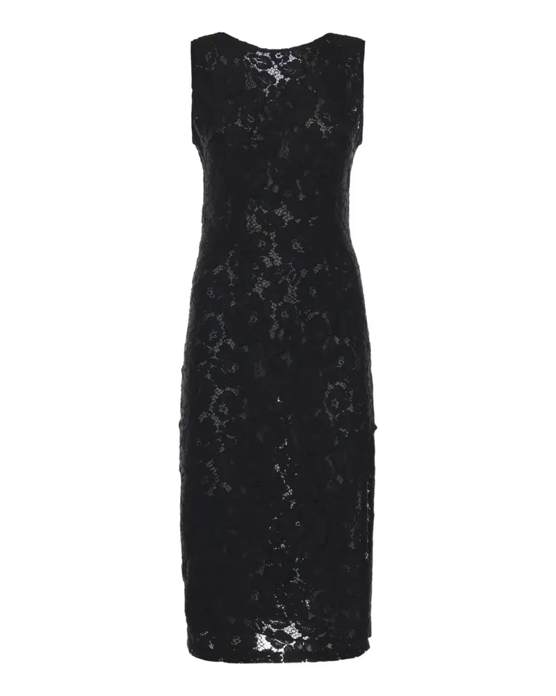 Pinko lace midi dress - Schwarz Schwarz
