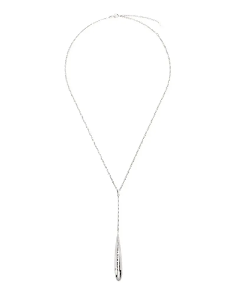 Patrizia Pepe drop-pendant necklace - Silber Silber