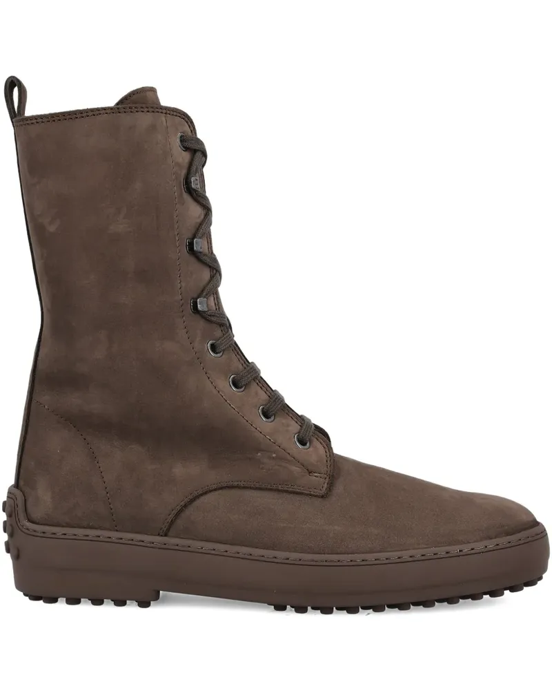 TOD'S Gommino lace-up boots - Braun Braun