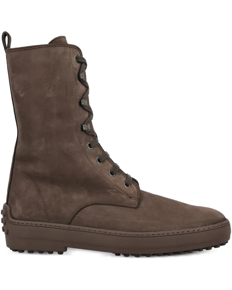 TOD'S Gommino' Schnürstiefel - Braun Braun