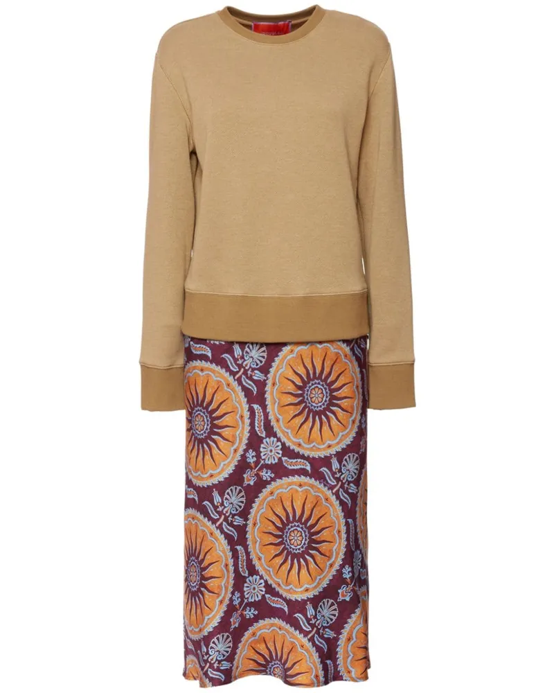 La DoubleJ Jazzy Midikleid - Violett Violett