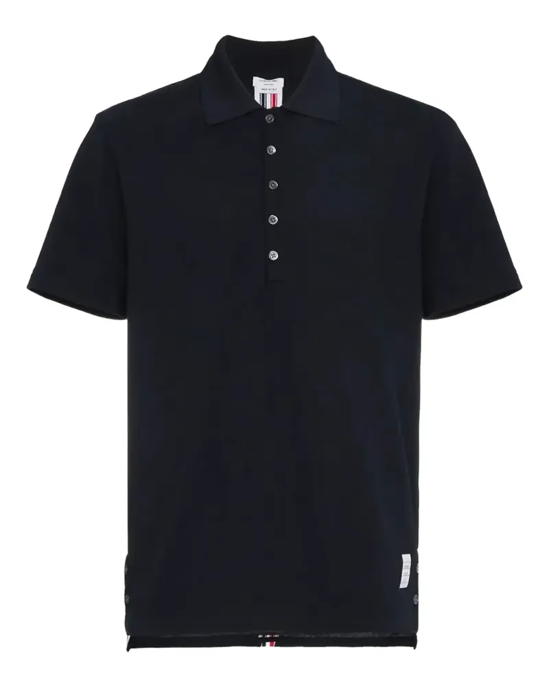 Thom Browne Poloshirt mit Logo - Blau Blau