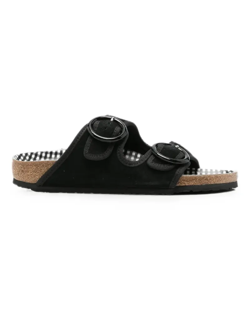 Birkenstock buckle-fastening slides - Schwarz Schwarz