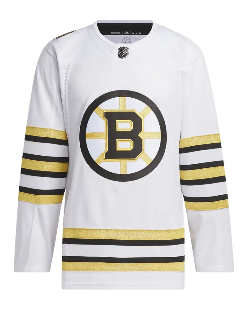 adidas Boston Bruins 100th Anniversary Primegreen T-shirt - Weiß Weiß