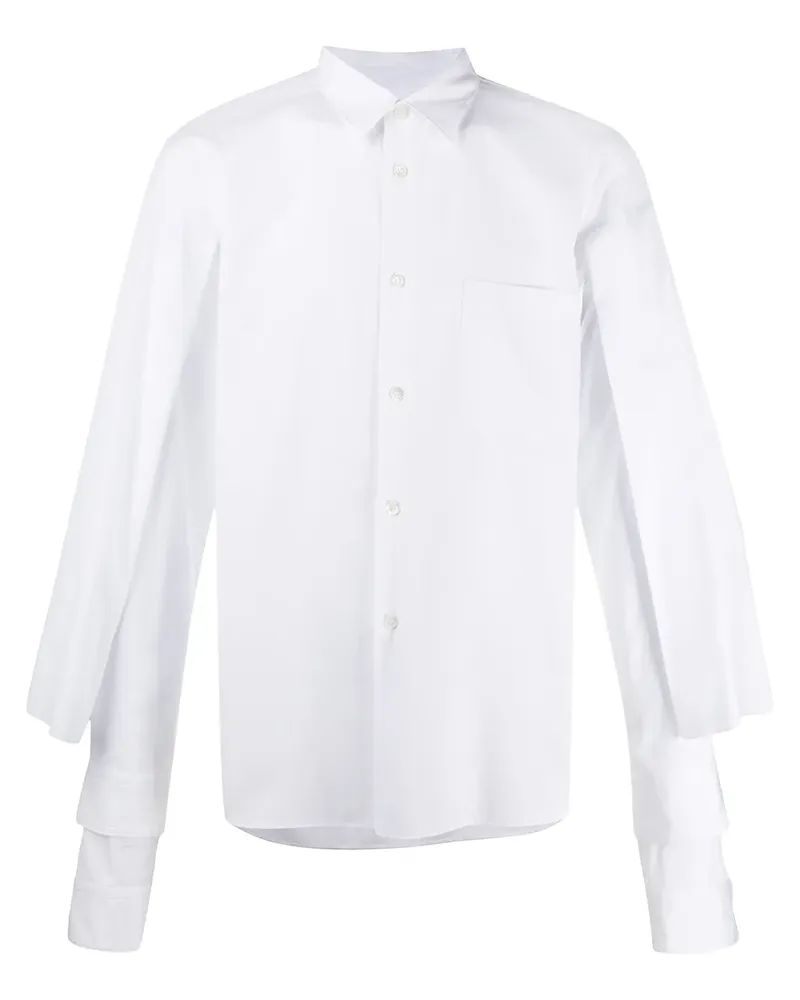 Comme des Garçons Klassisches Hemd - Weiß Weiß