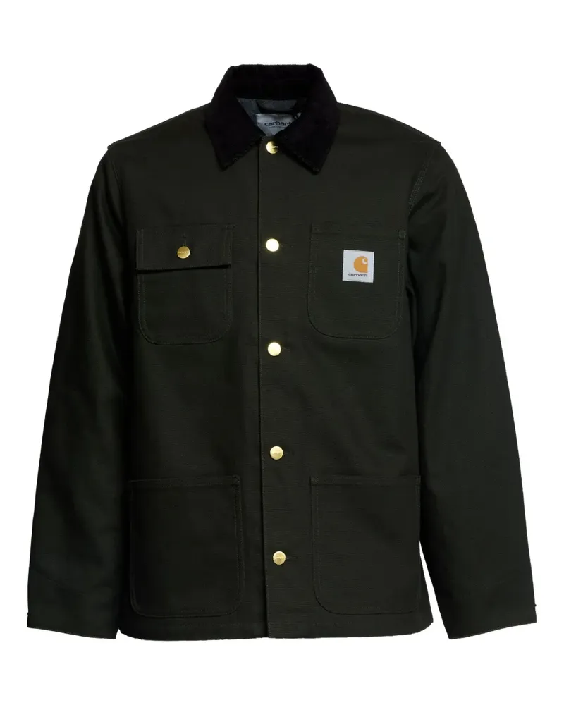 Carhartt WIP Michigan Jacke mit Samtkragen - Grün Grün