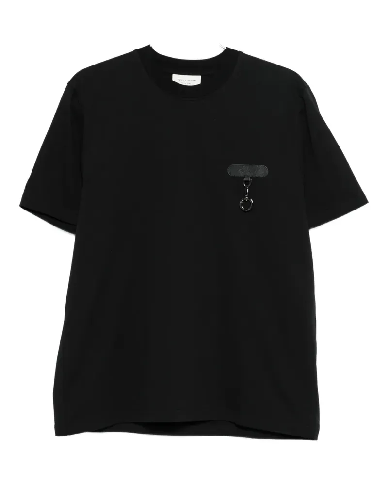 Yes London logo-patch T-Shirt - Schwarz Schwarz