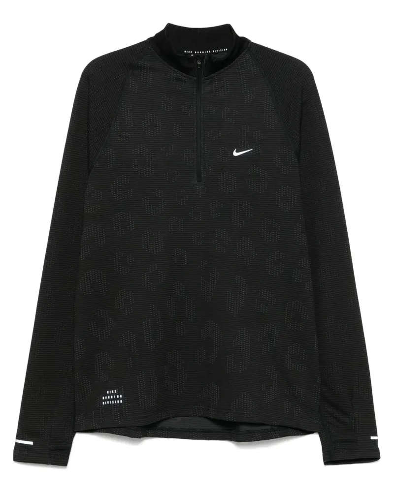 Nike Pinnacle Running Division Sweatshirt - Schwarz Schwarz