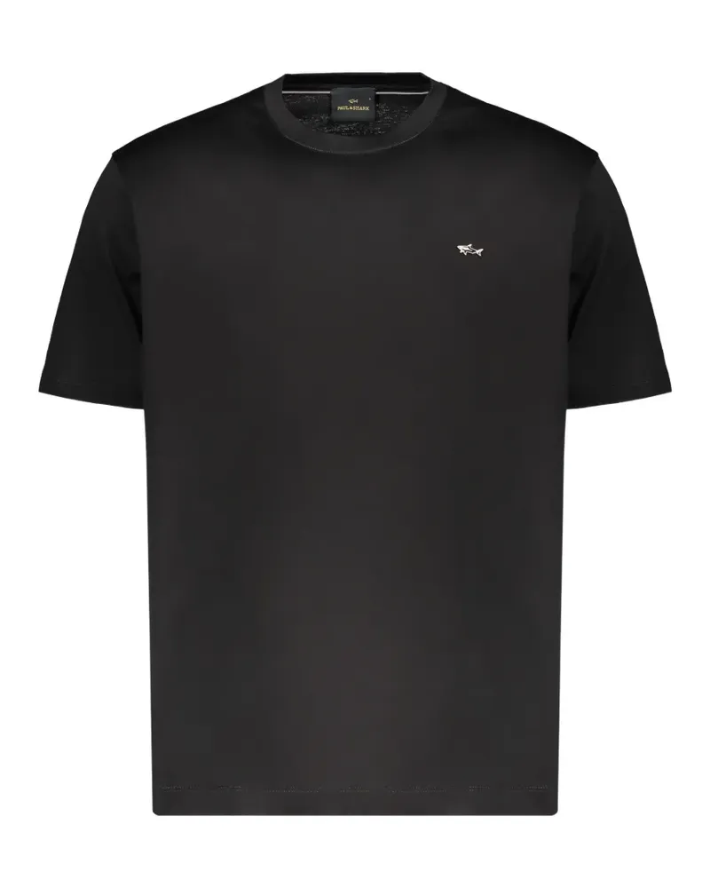 Paul & Shark logo-print T-shirt - Schwarz Schwarz