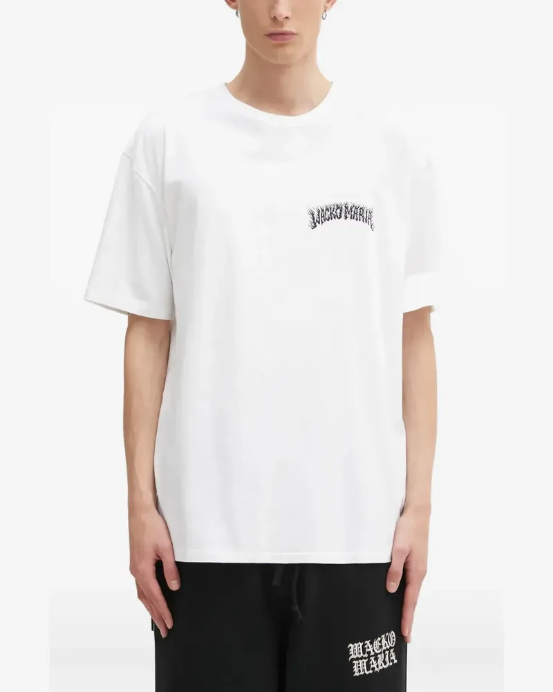Wacko Maria graphic-print T-shirt - Weiß Weiß