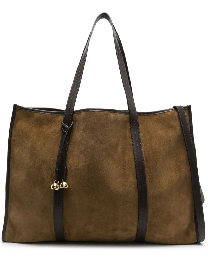 Sandro Shopper aus Wildleder - Nude Nude
