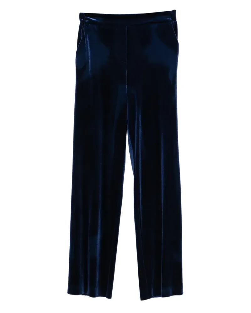 Blanca pocketed straight trousers - Blau Blau