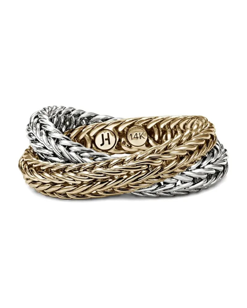 John Hardy Statement-Ring mit verdrehten Gliedern - Silber Silber