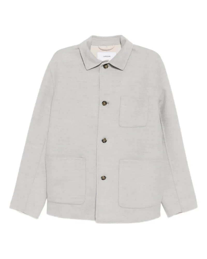 LARDINI Jacke aus Wolle - Grau Grau
