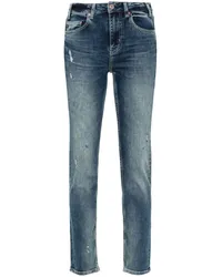 Adriano Goldschmied Halbhohe Skinny-Jeans Blau