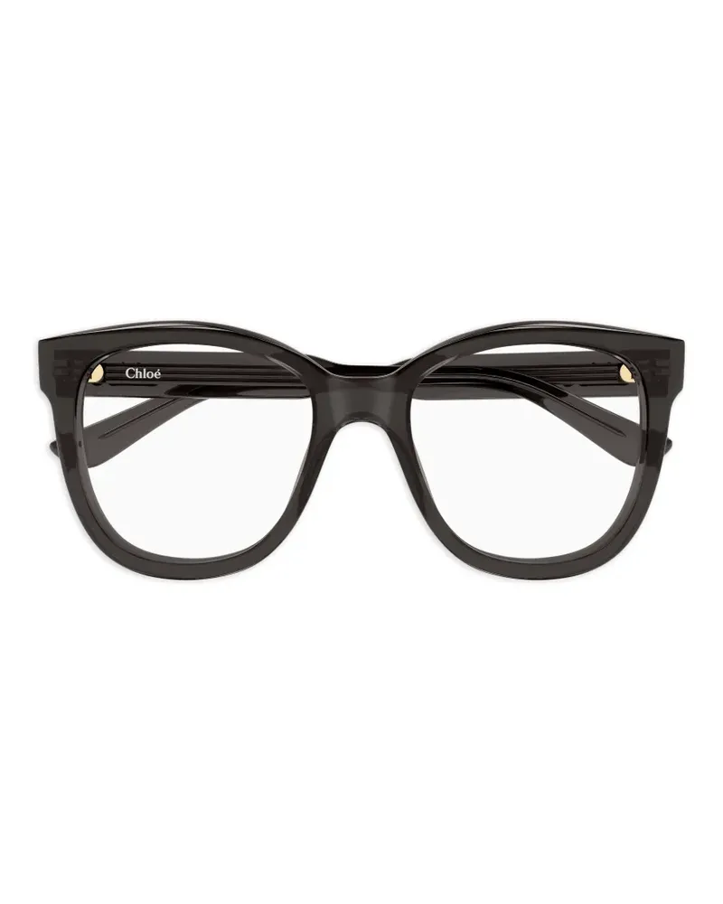 Chloé Cat-Eye-Brille - Schwarz Schwarz